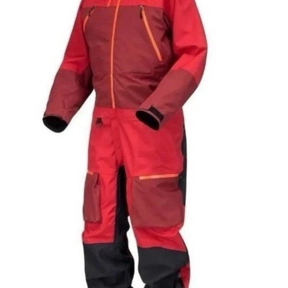 SKI-DOO BC Kona Monosuit One-Piece Men’s XL Red Snowmobile Snowsuit New - Picture 1 of 9